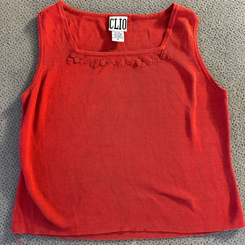 Beautiful embroidered tank!